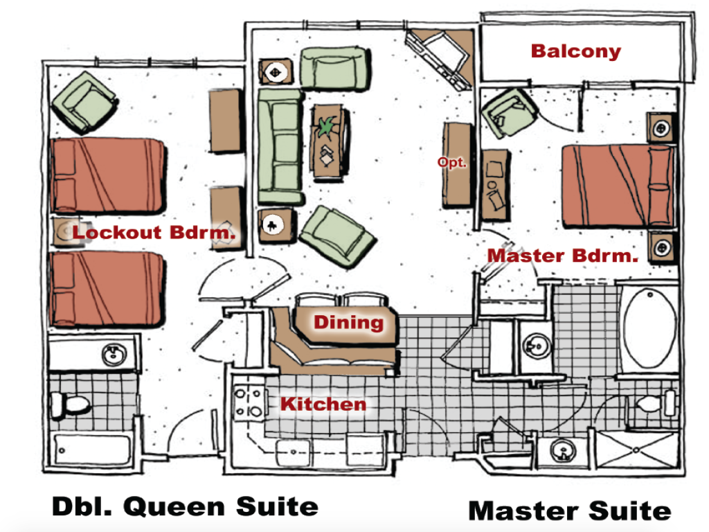 Villa 3068 2 Bed 2 BathFull Kitchen Vacation Rental in Midway - RedAwning